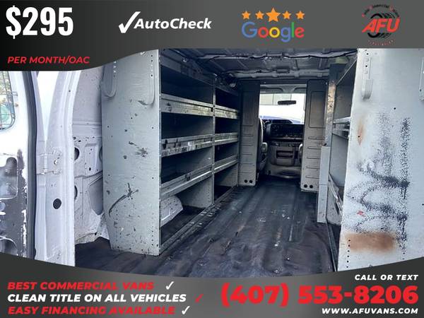295/mo - 2012 Ford E350 E 350 E-350 Super Duty Cargo Van 3D 3 D 3-D for sale in Kissimmee, FL – photo 12