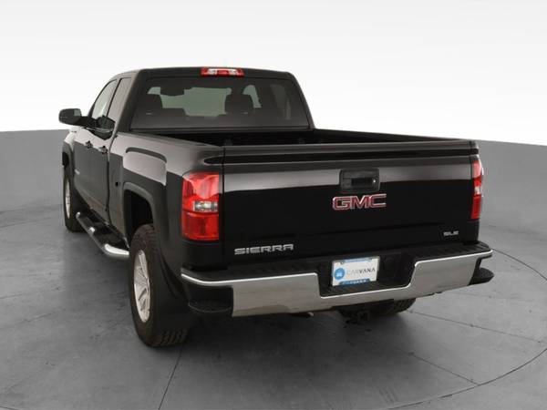 2014 GMC Sierra 1500 Double Cab SLE Pickup 4D 6 1/2 ft pickup Black... for sale in Akron, OH – photo 8