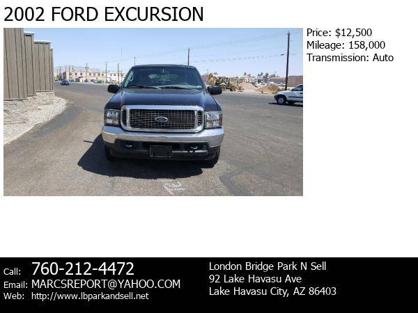 2002 FORD EXCURSION - - by dealer - vehicle automotive for sale in Lake Havasu City, AZ – photo 2