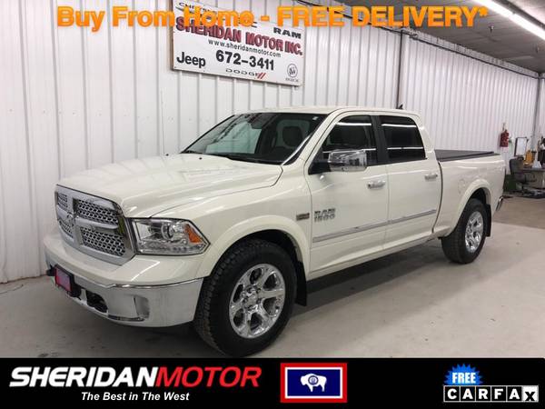 2016 Ram 1500 Laramie White - SM76610T **WE DELIVER TO MT & NO SALES... for sale in Sheridan, MT – photo 3