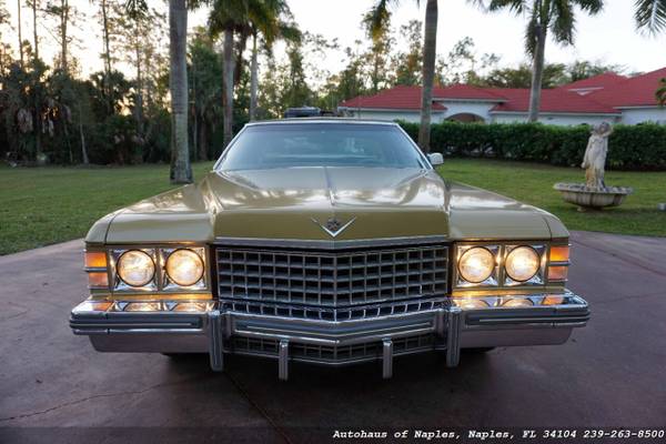 1974 Cadillac Coupe DeVille - 51K Miles, Leather, All Original Survi for sale in Naples, FL – photo 10