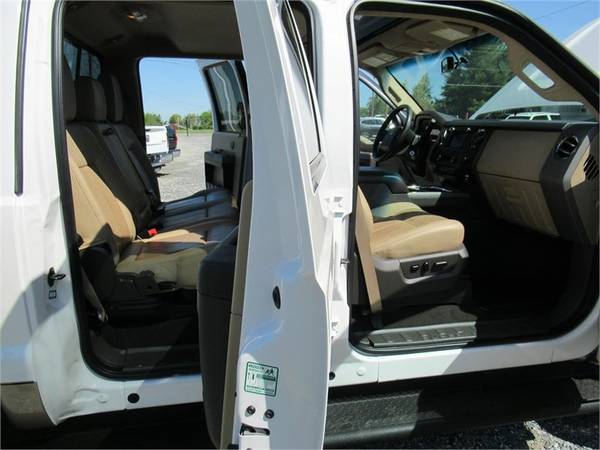2011 FORD F350 SUPER DUTY LARIAT, White APPLY ONLINE for sale in Summerfield, TN – photo 4