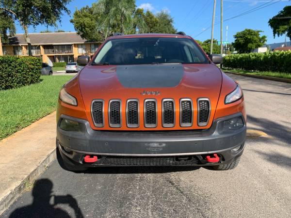 2014 *JEEP* *CHEROKEE TRAILHAWK* CLEAN CARFAX!! JUST CALL - cars &... for sale in Boca Raton, FL – photo 2